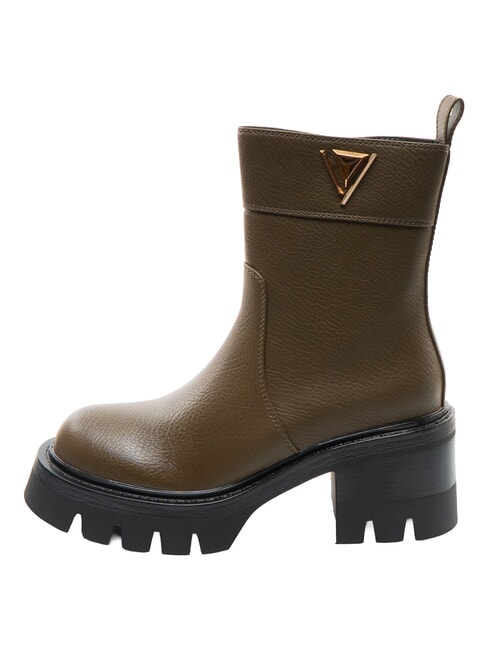 CONNIE DEER Botines con tac&oacute;n de 7 cm MILITAR - Zapatos Mujer