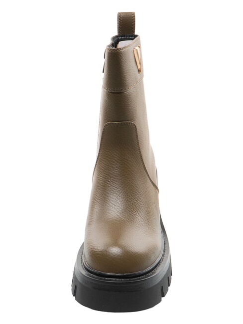 CONNIE DEER Botines con tac&oacute;n de 7 cm MILITAR - Zapatos Mujer