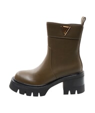 GAUD&Igrave; CONNIE DEER Botines con tac&oacute;n de 7 cm MILITAR - Zapatos Mujer - 4