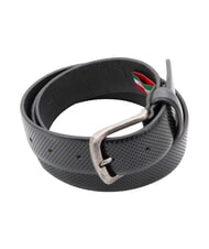 GAUD&Igrave; SANTA CROCE Cintur&oacute;n de cuero estampado y redondeado NEGRO - Cinturones - 3