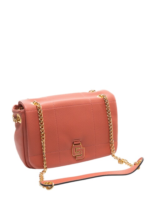 ESMERALDA Bolso de hombro mediano con asas de cadena cobre - Bolsos Mujer