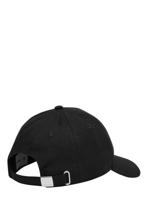 CKJ SMALL MONOGRAM Gorra con visera En negro - Sombreros