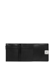 CALVIN KLEIN HARDWARE EMBLEM PEBB Cartera con cremallera, de piel. En negro - Carteras Mujer - 5