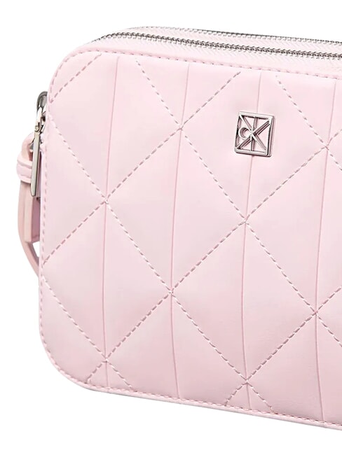 QUILTED EMBLEM Minibolso de hombro rosa cuna - Bolsos Mujer