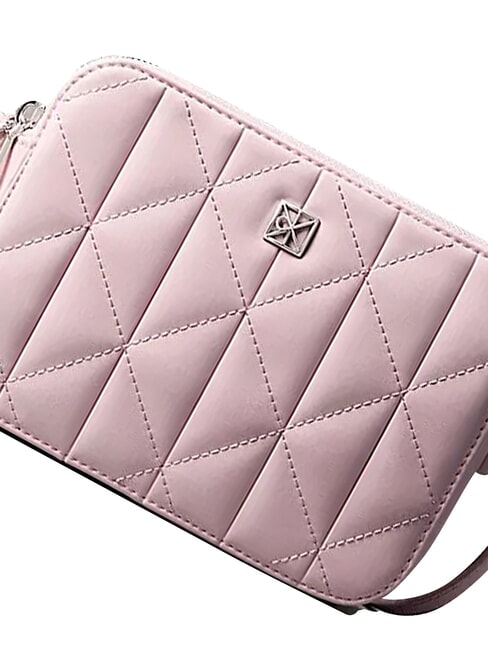 QUILTED EMBLEM Minibolso de hombro rosa cuna - Bolsos Mujer