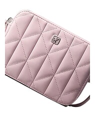 CALVIN KLEIN QUILTED EMBLEM Minibolso de hombro rosa cuna - Bolsos Mujer - 4