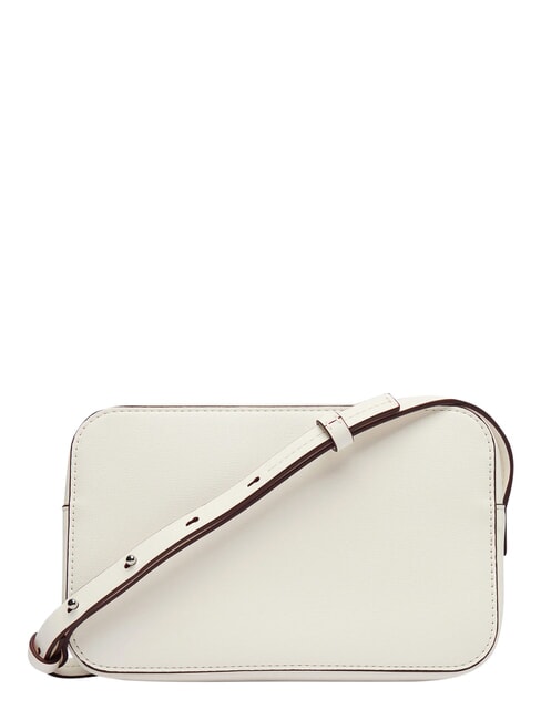 EMBOSSED LOGO Mini bolso de hombro aliso blanco - Bolsos Mujer