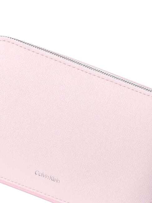 EMBOSSED LOGO Mini bolso de hombro rosa cuna - Bolsos Mujer