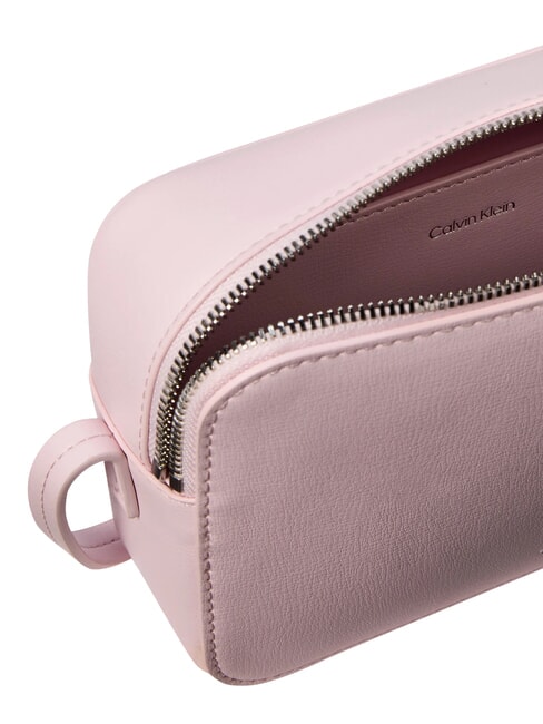EMBOSSED LOGO Mini bolso de hombro rosa cuna - Bolsos Mujer