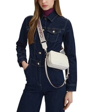 CALVIN KLEIN SIGNATURE LOGO STRAP Estuche para c&aacute;mara con doble funci&oacute;n aliso blanco - Bolsos Mujer - 2