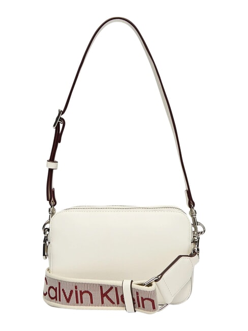 SIGNATURE LOGO STRAP Estuche para c&aacute;mara con doble funci&oacute;n aliso blanco - Bolsos Mujer