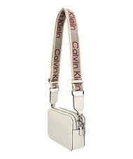 CALVIN KLEIN SIGNATURE LOGO STRAP Estuche para c&aacute;mara con doble funci&oacute;n aliso blanco - Bolsos Mujer - 6