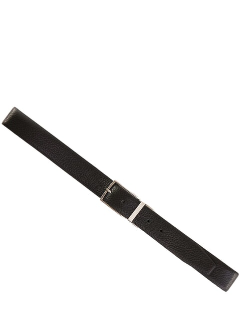 CERVO Cintur&oacute;n de cuero negro/marr&oacute;n oscuro - Cinturones