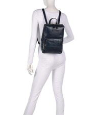 THE BRIDGE IOLANDA Mochila con bolsillo frontal, de piel. abb oro en el extranjero - Bolsos Mujer - 6