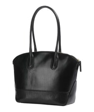 THE BRIDGE IOLANDA Bolso de hombro de piel para compras Oro negro - Bolsos Mujer - 2