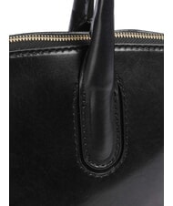 THE BRIDGE IOLANDA Bolso de hombro de piel para compras Oro negro - Bolsos Mujer - 3