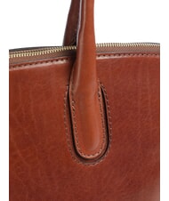 THE BRIDGE IOLANDA Bolso de hombro de piel para compras BROWN - Bolsos Mujer - 3