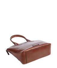 THE BRIDGE IOLANDA Bolso de hombro de piel para compras BROWN - Bolsos Mujer - 5