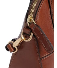 THE BRIDGE IOLANDA Minibolso de mano con correa para el hombro, de piel. BROWN - Bolsos Mujer - 3