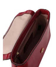 THE BRIDGE IOLANDA Bolso de hombro de piel grosella / oro - Bolsos Mujer - 5