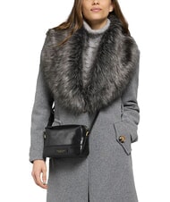 THE BRIDGE IOLANDA Minibolso de hombro, de piel. Oro negro - Bolsos Mujer - 2