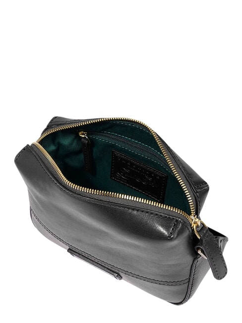 IOLANDA Minibolso de hombro, de piel. Oro negro - Bolsos Mujer