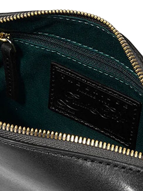 IOLANDA Minibolso de hombro, de piel. Oro negro - Bolsos Mujer