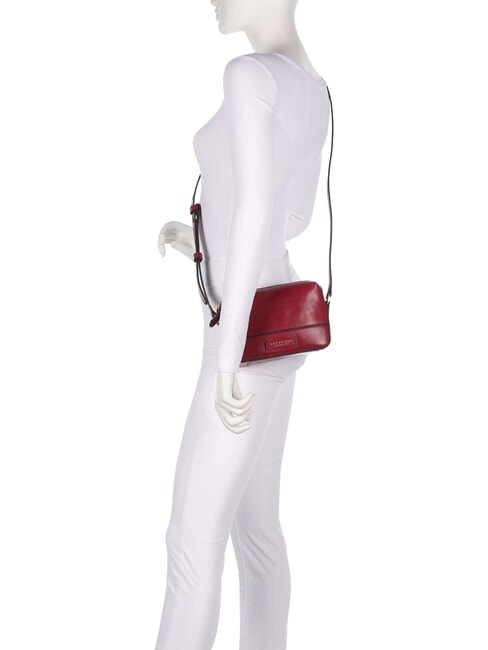 IOLANDA Minibolso de hombro, de piel. grosella / oro - Bolsos Mujer