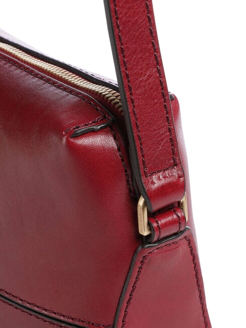 IOLANDA Minibolso de hombro, de piel. grosella / oro - Bolsos Mujer