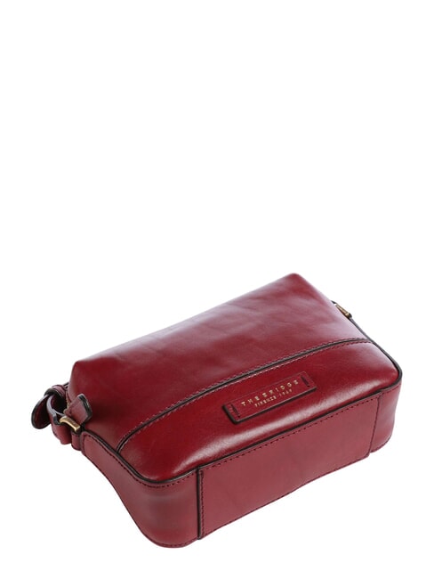 IOLANDA Minibolso de hombro, de piel. grosella / oro - Bolsos Mujer