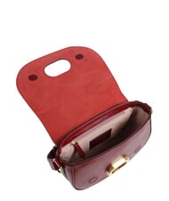 THE BRIDGE ILARIA Bolso de hombro de piel grosella / oro - Bolsos Mujer - 4