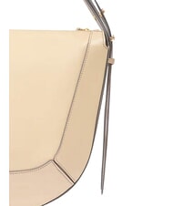 THE BRIDGE FEDORA Bolso bandolera de piel mantequilla ab. oro - Bolsos Mujer - 3