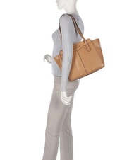 THE BRIDGE GLORIA  Bolso shopping de piel mazap&aacute;n abb. oro - Bolsos Mujer - 6