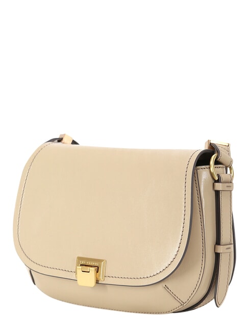 FEDERICA  Bolso bandolera, en piel. mantequilla ab. oro - Bolsos Mujer