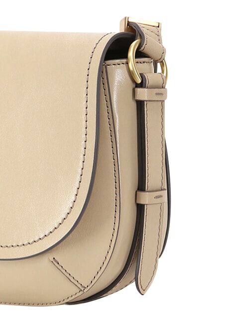 FEDERICA  Bolso bandolera, en piel. mantequilla ab. oro - Bolsos Mujer