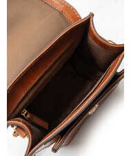 THE BRIDGE ELBA Bolso de piel con solapa para el hombro BROWN - Bolsos Mujer - 5