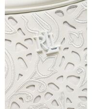 RALPH LAUREN MARCY Bolso de hombro blanco suave - Bolsos Mujer - 3