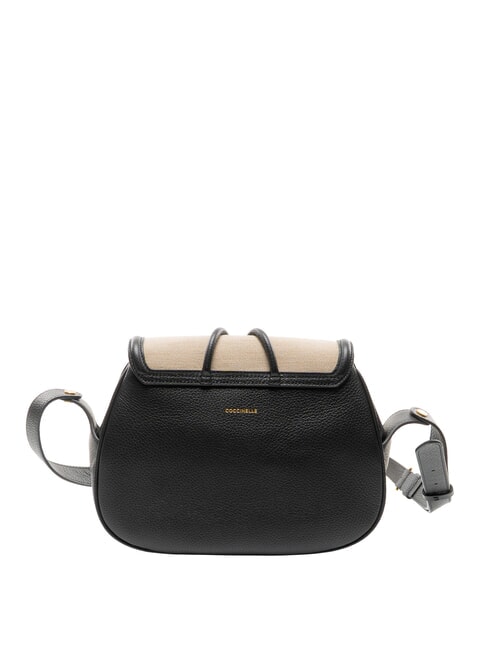 CARMY CANVAS Bolso de hombro natural / noir - Bolsos Mujer