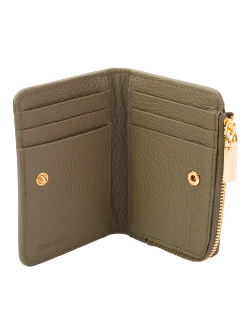KELSEY Cartera de cuero verde laurel - Carteras Mujer