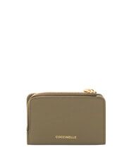 COCCINELLE KELSEY Cartera de cuero verde laurel - Carteras Mujer - 3