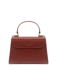 COCCINELLE DEW SHINY CALF Bolso de mano con correa para el hombro. brandy - Bolsos Mujer - 4