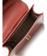 COCCINELLE DEW SHINY CALF Bolso de mano con correa para el hombro. brandy - Bolsos Mujer - 5