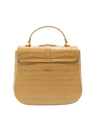 COCCINELLE MAGALU CROCO SHINY SOFT Bolso de mano con correa para el hombro. beige fresco - Bolsos Mujer - 4