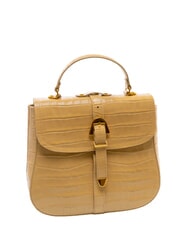 COCCINELLE MAGALU CROCO SHINY SOFT Bolso de mano con correa para el hombro. beige fresco - Bolsos Mujer - 6