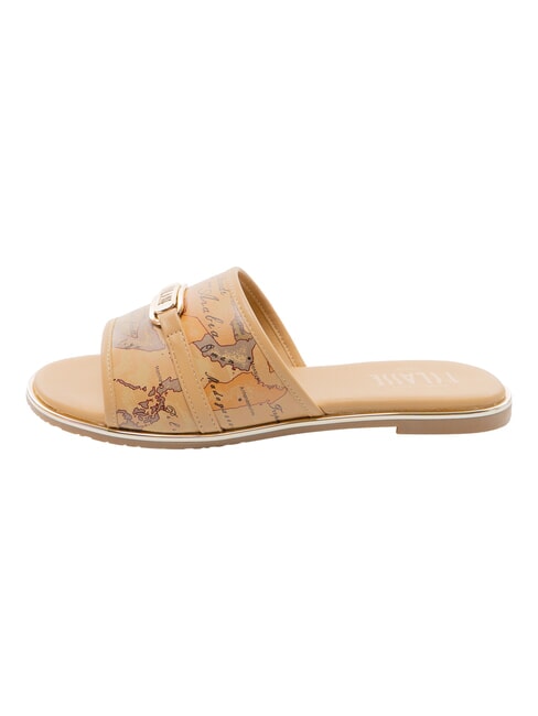 GEO Sandalias bajas Geom&eacute;trico beige/camel - Zapatos Mujer