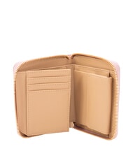 LOVE MOSCHINO EMBOSSED Cartera mediana con cremallera Rosa - Carteras Mujer - 3