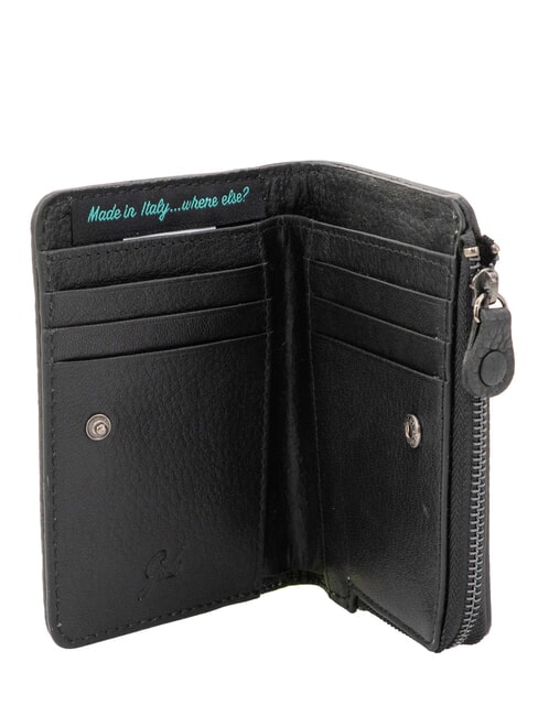 GMONEY57 Cartera de piel con cremallera lago - Carteras Mujer