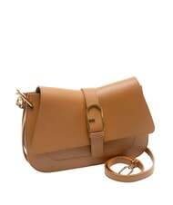 FURLA FLOW M bolso de mano m de piel tabaco - Bolsos Mujer - 2