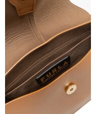 FURLA FLOW M bolso de mano m de piel tabaco - Bolsos Mujer - 6