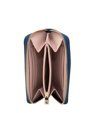FURLA CAMELIA Cartera con cremallera, de piel. &iacute;ndigo+corolla int. - Carteras Mujer - 2